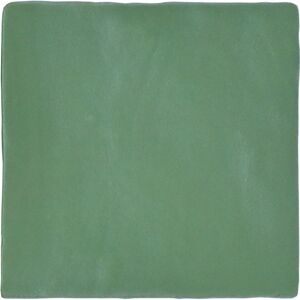 Wandfliese 'Crayon' grün matt 13 x 13 cm