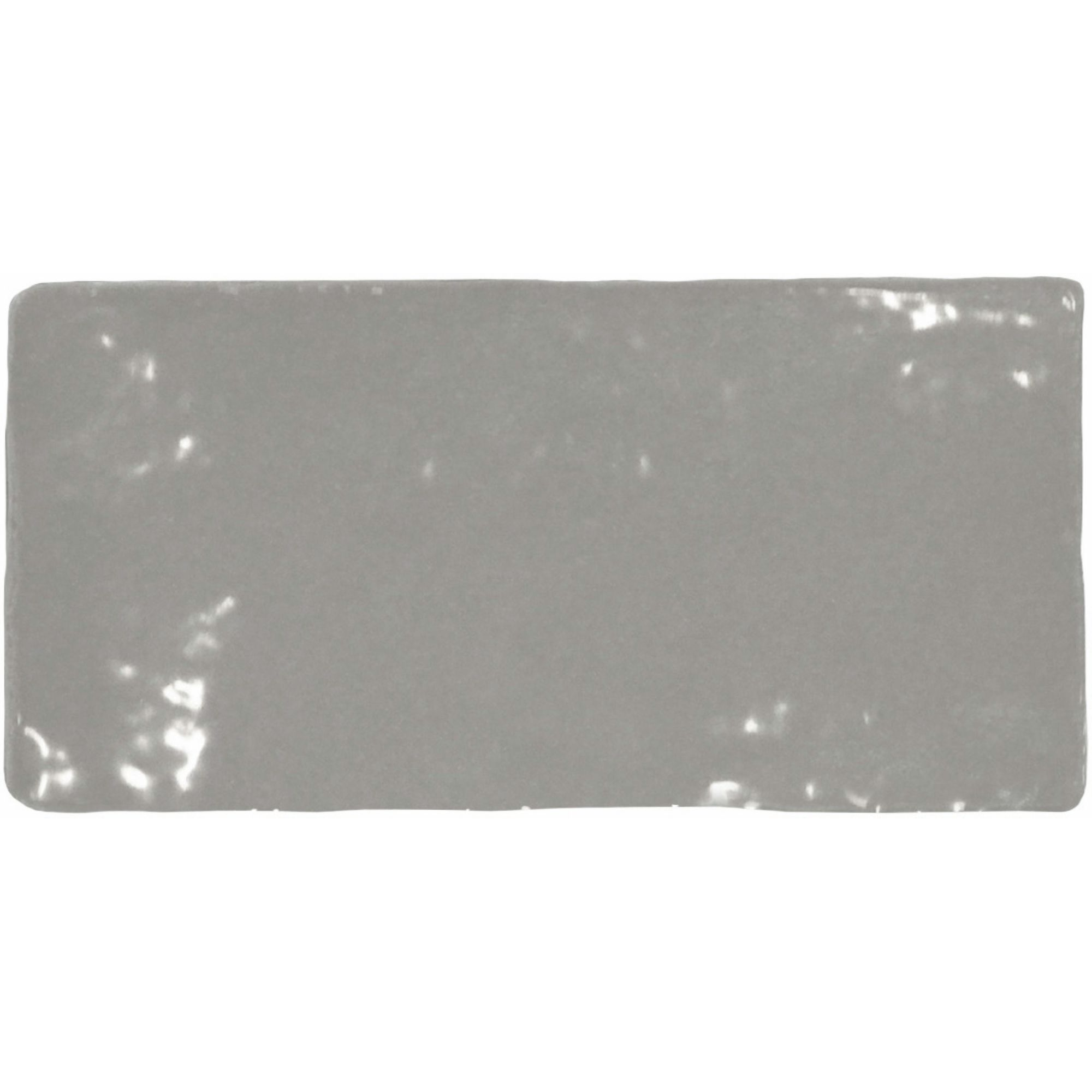 Wandfliese 'Crayon' grau glänzend 6,5 x 13 cm + product picture