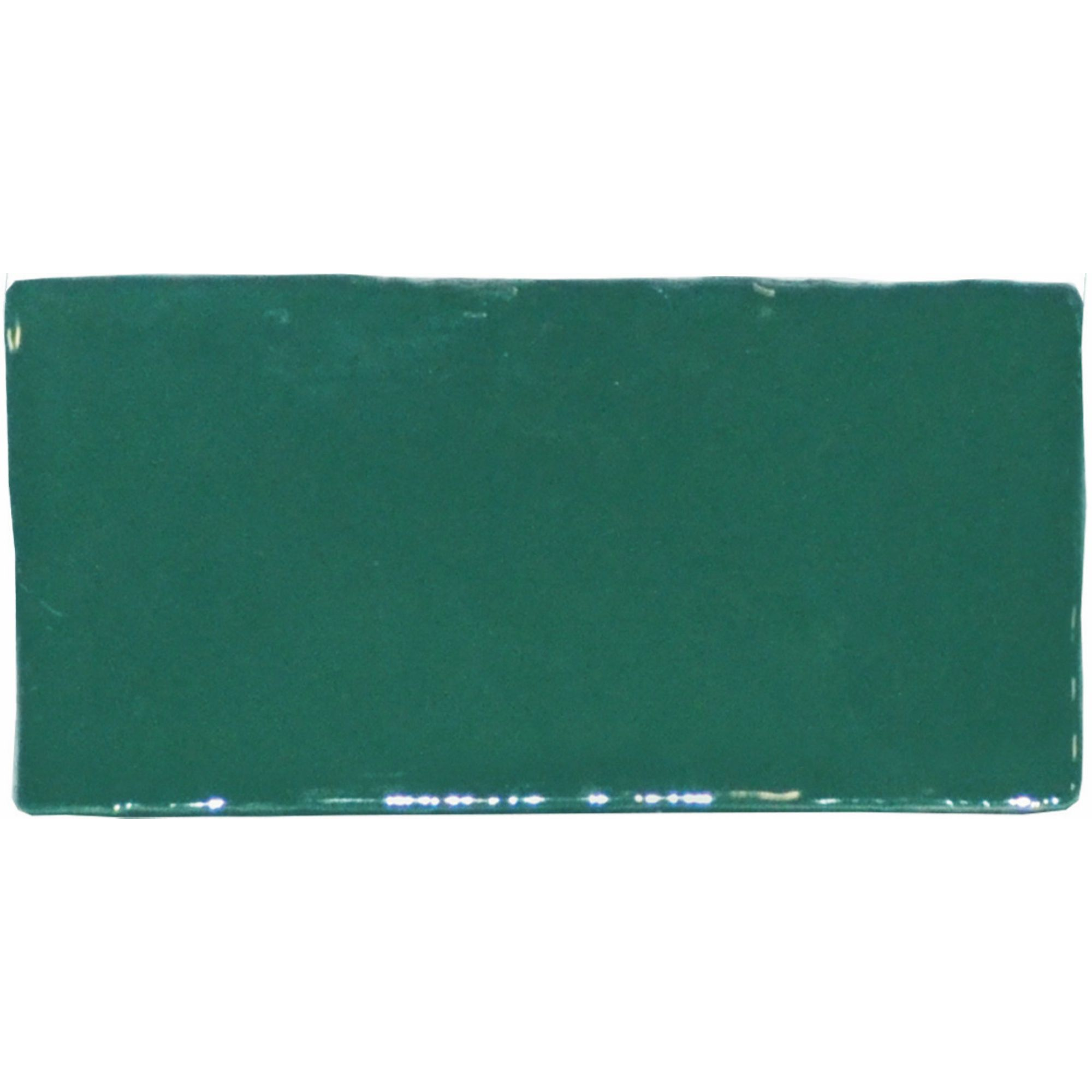 Wandfliese 'Crayon' grün glänzend 6,5 x 13 cm + product picture
