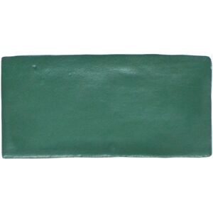 Wandfliese 'Crayon' grün matt 6,5 x 13 cm