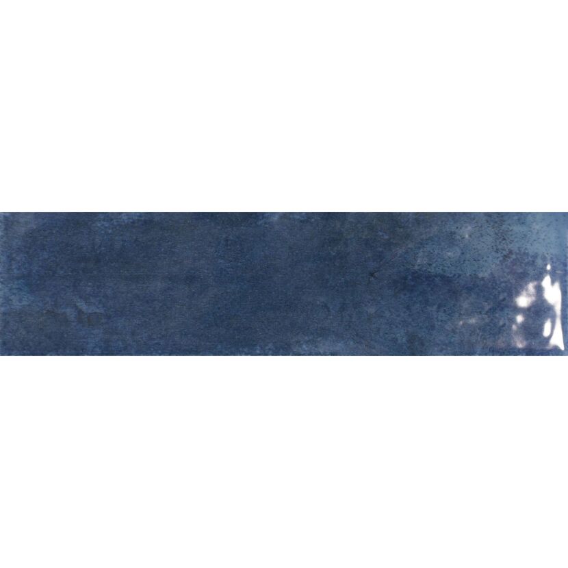 Dunkelblaue Wandfliese