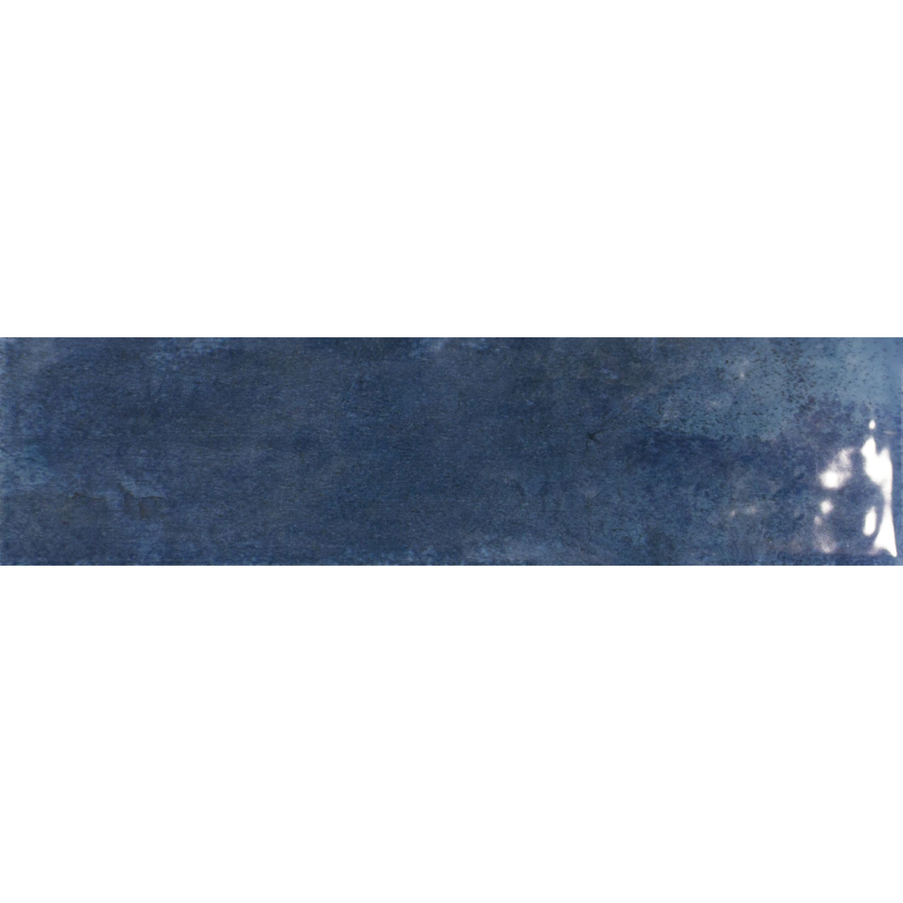 Dunkelblaue Wandfliese