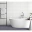Wandfliese 'White Matt' Steingut 30 x 60 cm weiß