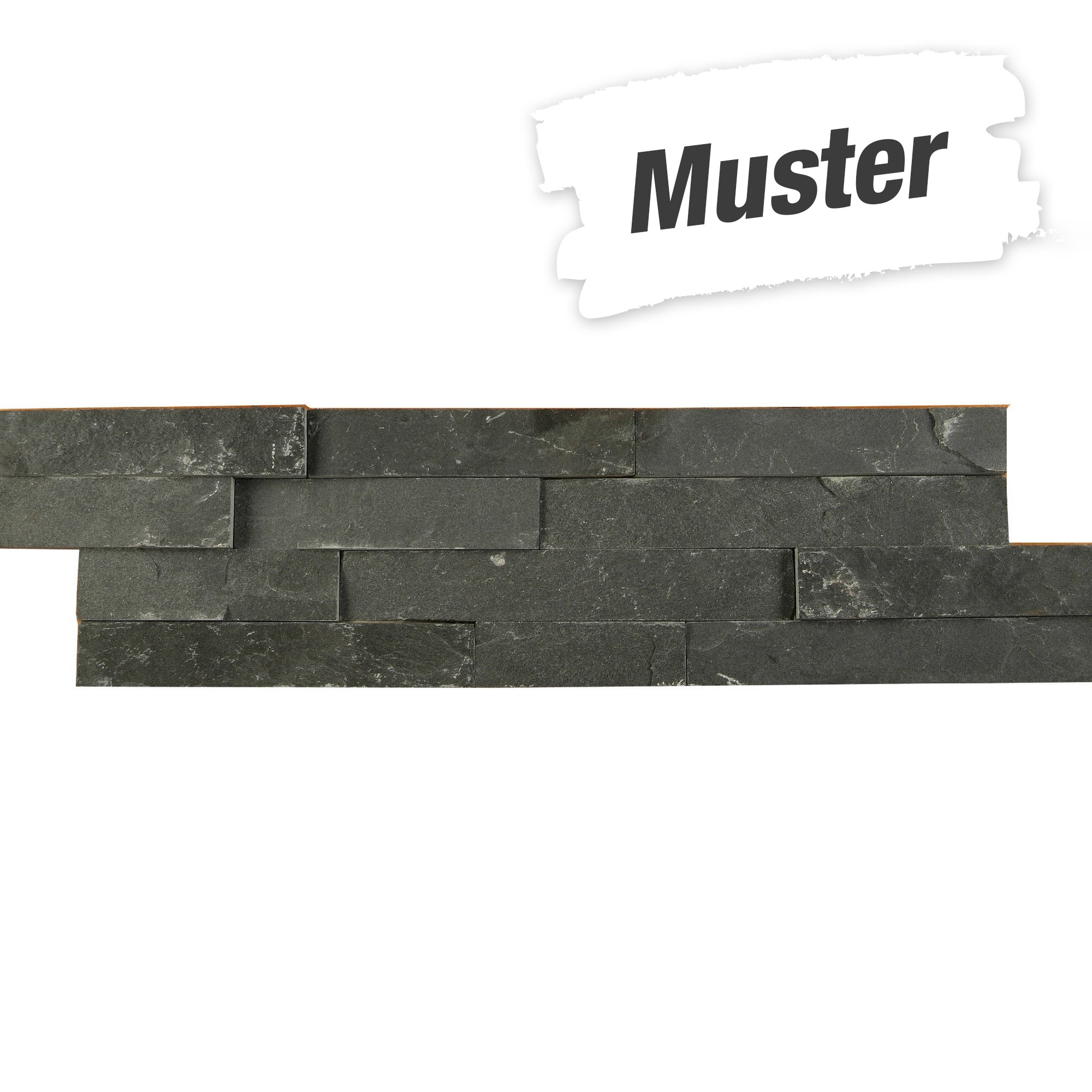 Muster zum Verblender 'Brickstone' schwarz 55 x 15 cm + product picture