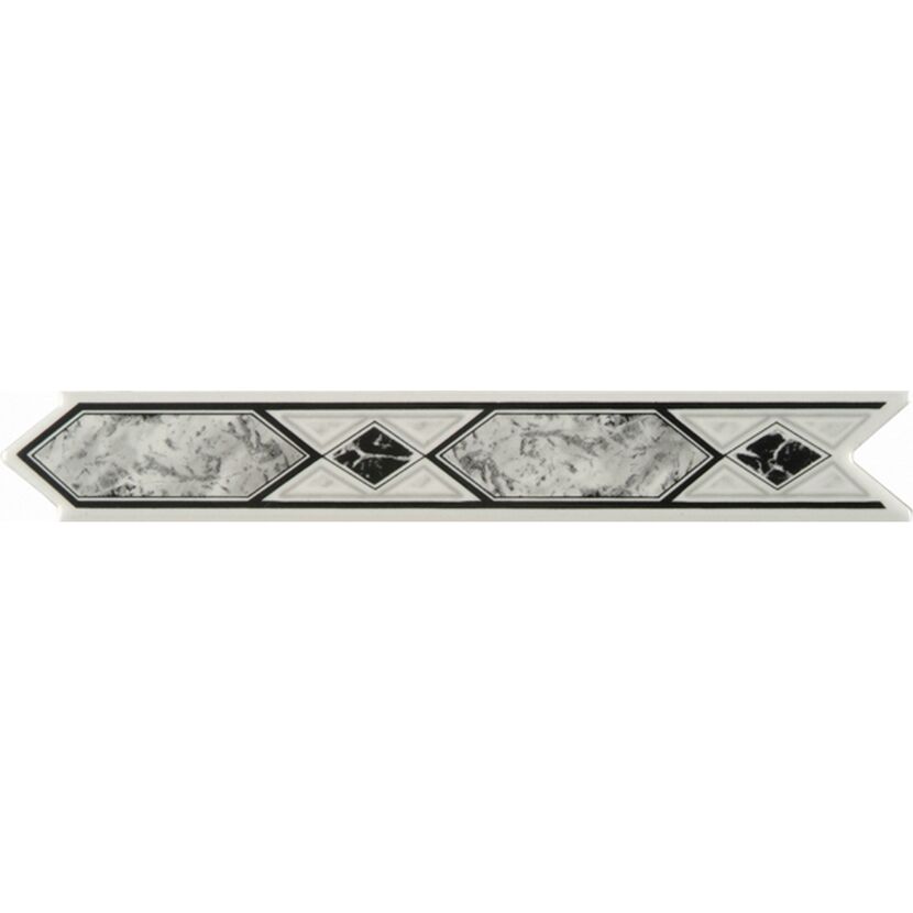 Bordürenfliese Escorial gris 3x20cm