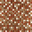 Verkleinertes Bild von Mosaikfliese 'Butzi' Materialmix bronze-kupfer 30 x 30 cm