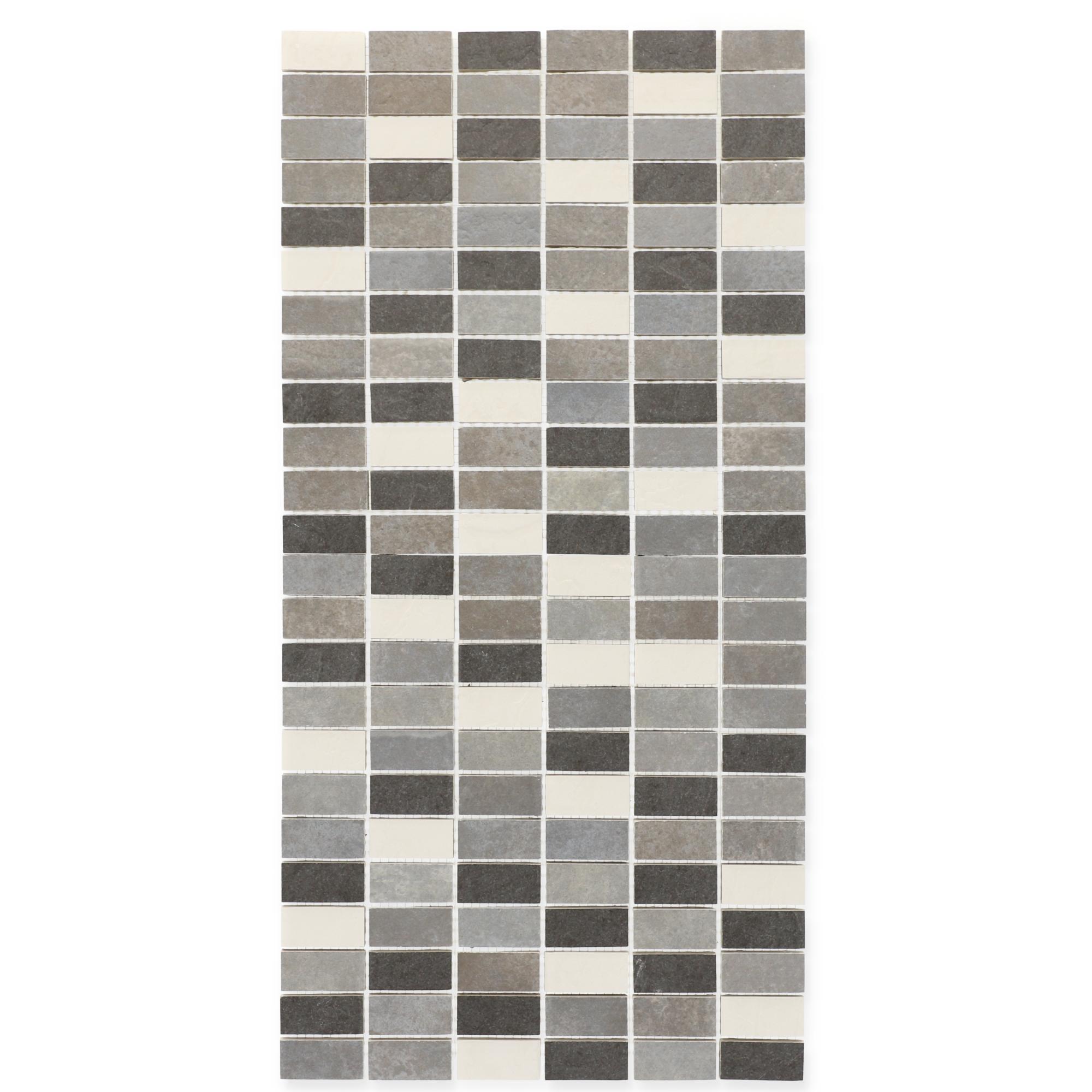 Mosaikfliese 'Kesme' Feinsteinzeug grau 29,5 x 29,5 cm + product picture