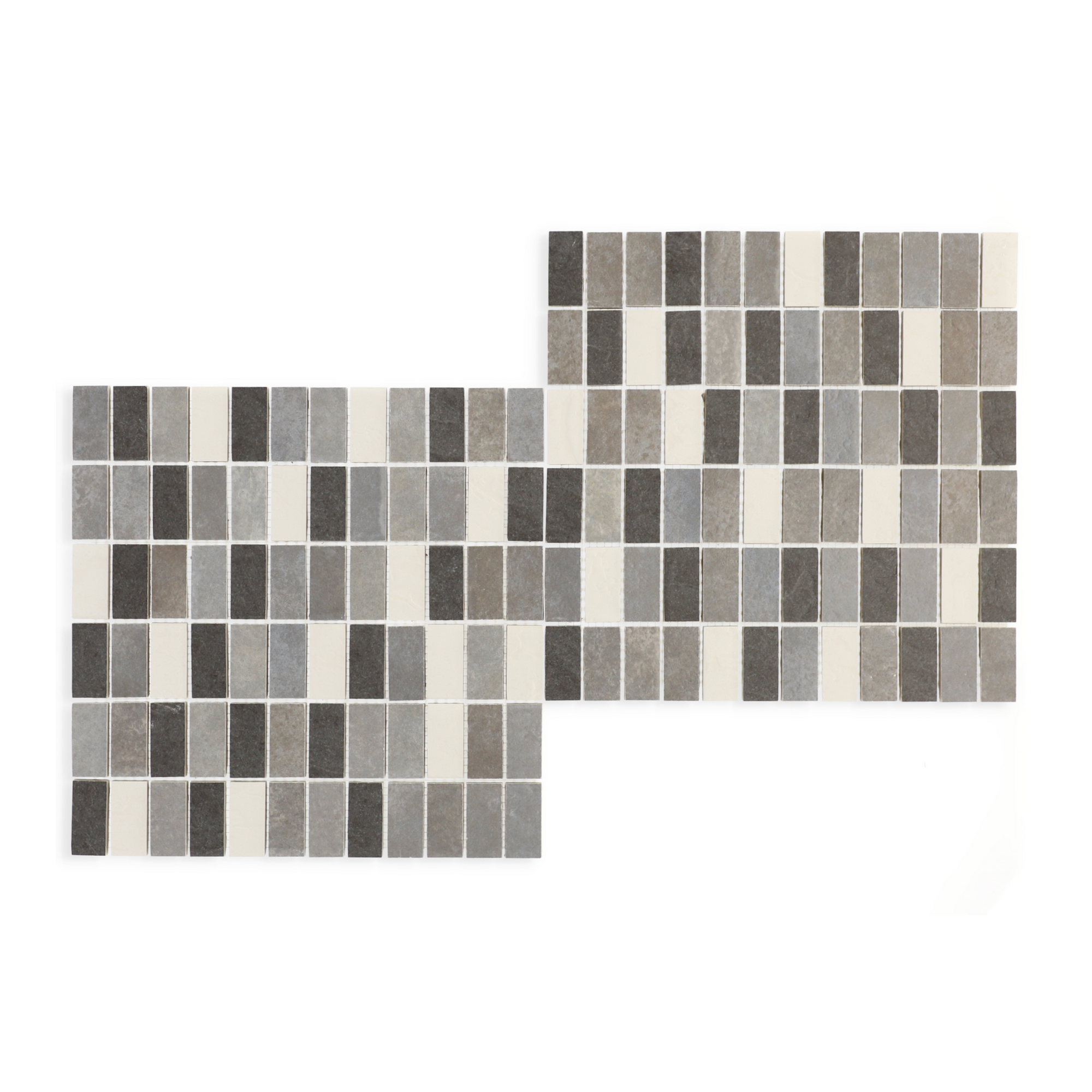Mosaikfliese 'Kesme' Feinsteinzeug grau 29,5 x 29,5 cm + product picture