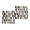 Mosaikfliese 'Kesme' Feinsteinzeug grau 29,5 x 29,5 cm