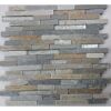 Mosaikfliese 'Harvest Moon' Glas/Naturstein grau/beige/braun 30,5 x 30,5 cm