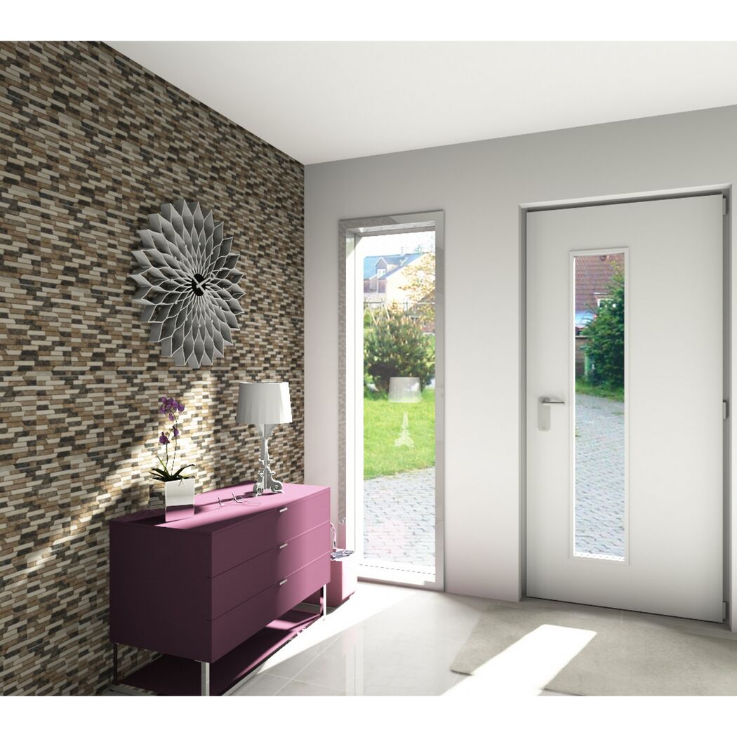 Mosaikfliese 'Emperador' Naturstein beige/grau/braun 30 x 30 cm