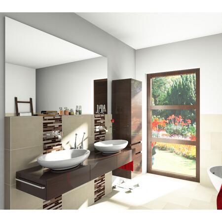 3. Bild von Mosaikfliese 'Royal Oaks' Materialmix braun 30,5 x 30,5 cm
