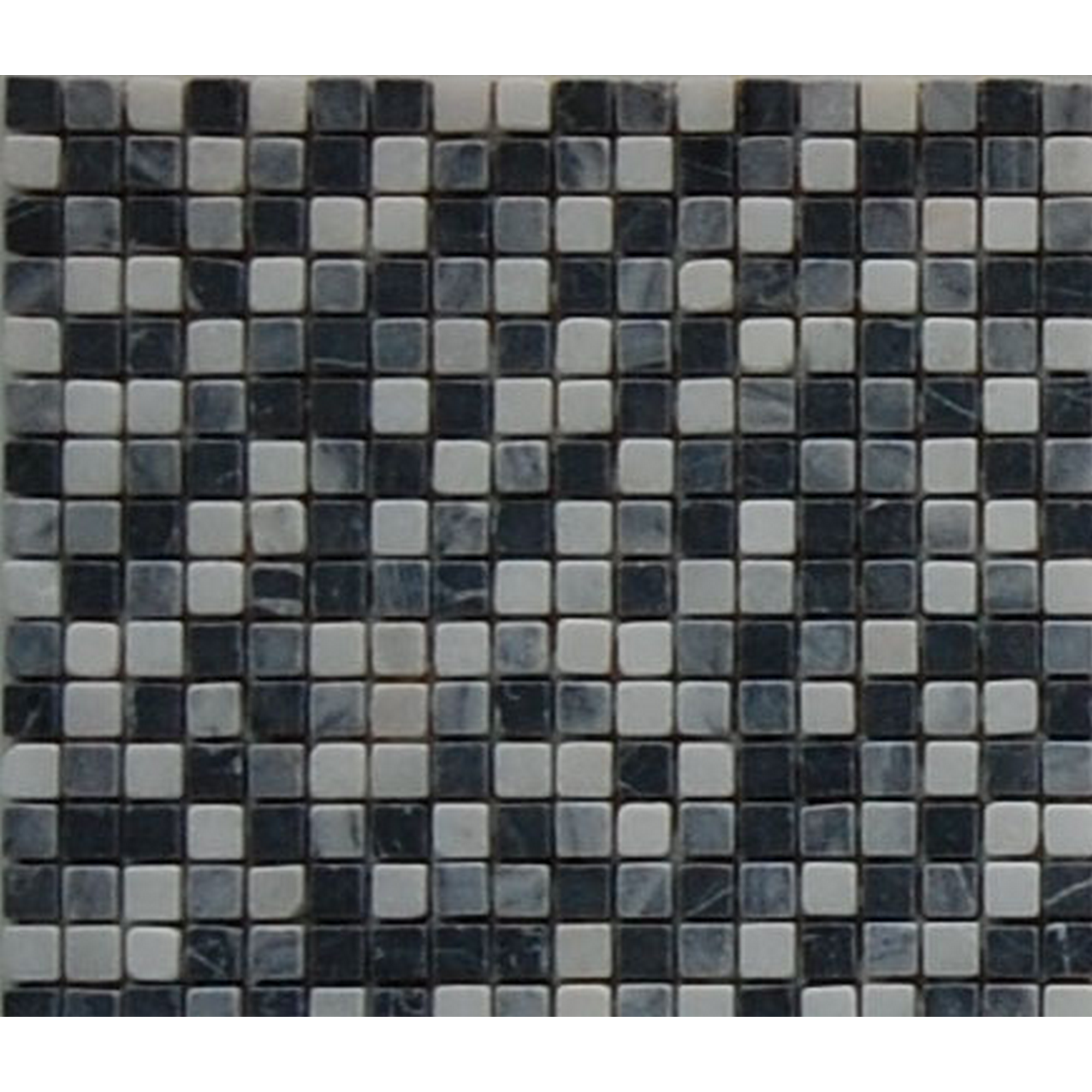 Mosaikfliese 'Nero' Naturstein grau-schwarz 30 x 30 cm + product picture