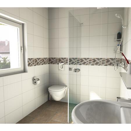 3. Bild von Mosaikfliese 'Athens' Naturstein beige grau brick 30 x 30 cm
