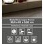 Graue Bodenfliese Legno Rovere verlegt
