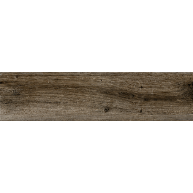 Bild von Bodenfliese 'Circeo' Feinsteinzeug braun 22,8 x 91,5 cm