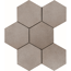 Verkleinertes Bild von Bodenfliese 'Time Hex' Feinsteinzeug grau 18,2 x 21 cm