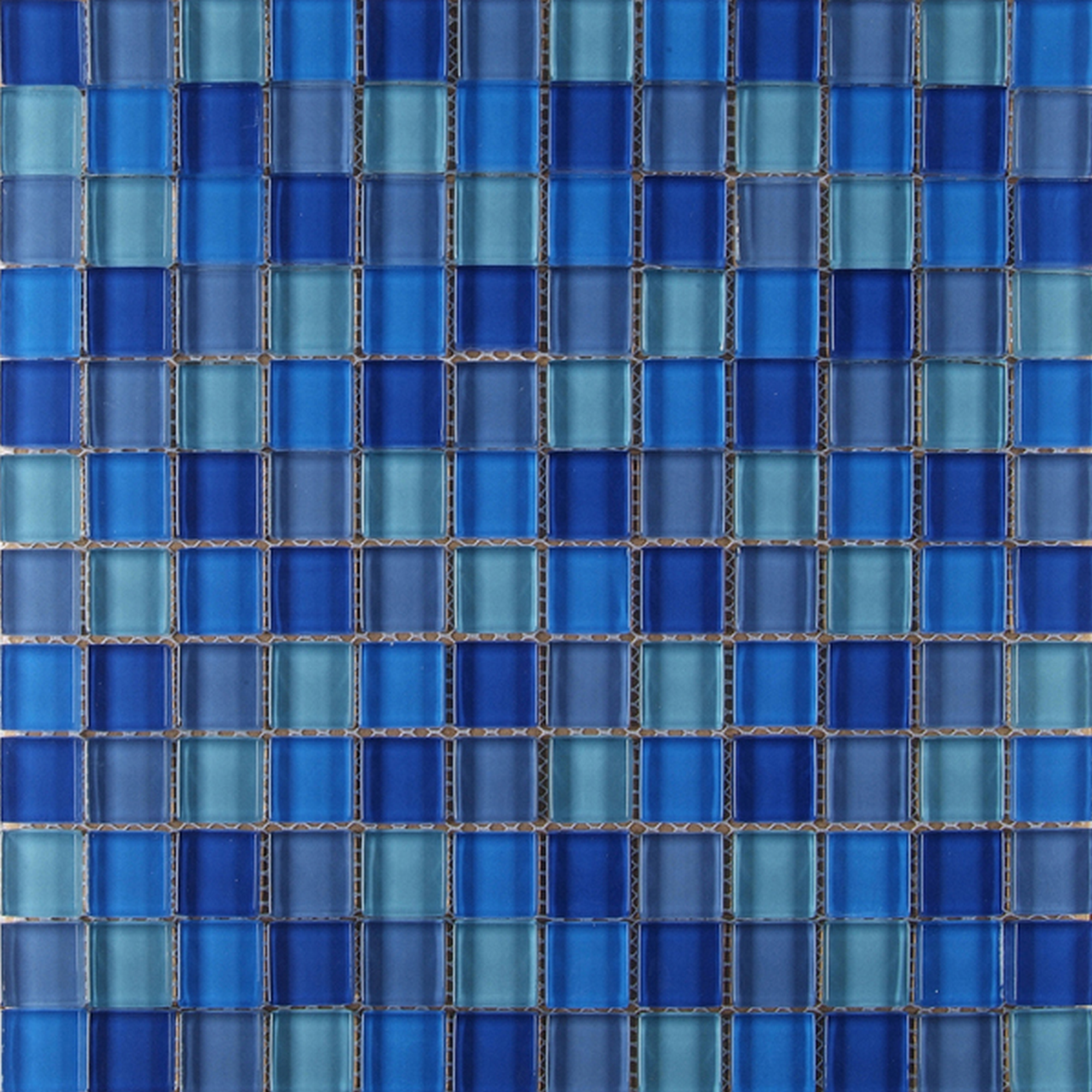 Mosaikfliese Glas blau 30 x 30 cm + product picture