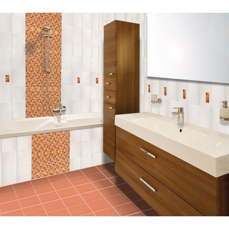 3. Bild von Mosaikfliese Glas orange 30 x 30 cm