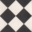 Verkleinertes Bild von Bodenfliese 'Cement' Zement schwarz/weiß 20 x 20 cm
