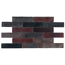 Verkleinertes Bild von Bodenfliese 'Terramix' Feinsteinzeug schwarz 7 x 28 cm