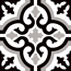 Verkleinertes Bild von Bodenfliese 'Retro Cosenza' Feinsteinzeug mehrfarbig 22,5 x 22,5 cm