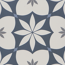 Verkleinertes Bild von Bodenfliese 'Retro Azul' Feinsteinzeug mehrfarbig 22,5 x 22,5 cm