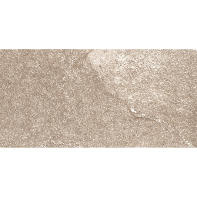 Bild von Bodenfliese 'Materia' Feinsteinzeug beige 30 x 60 cm