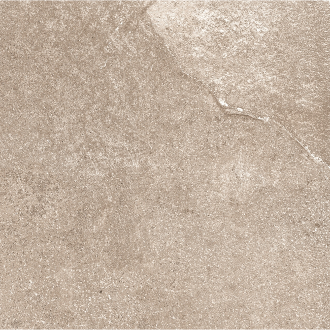 Bild von Bodenfliese 'Materia' Feinsteinzeug beige 60 x 60 cm