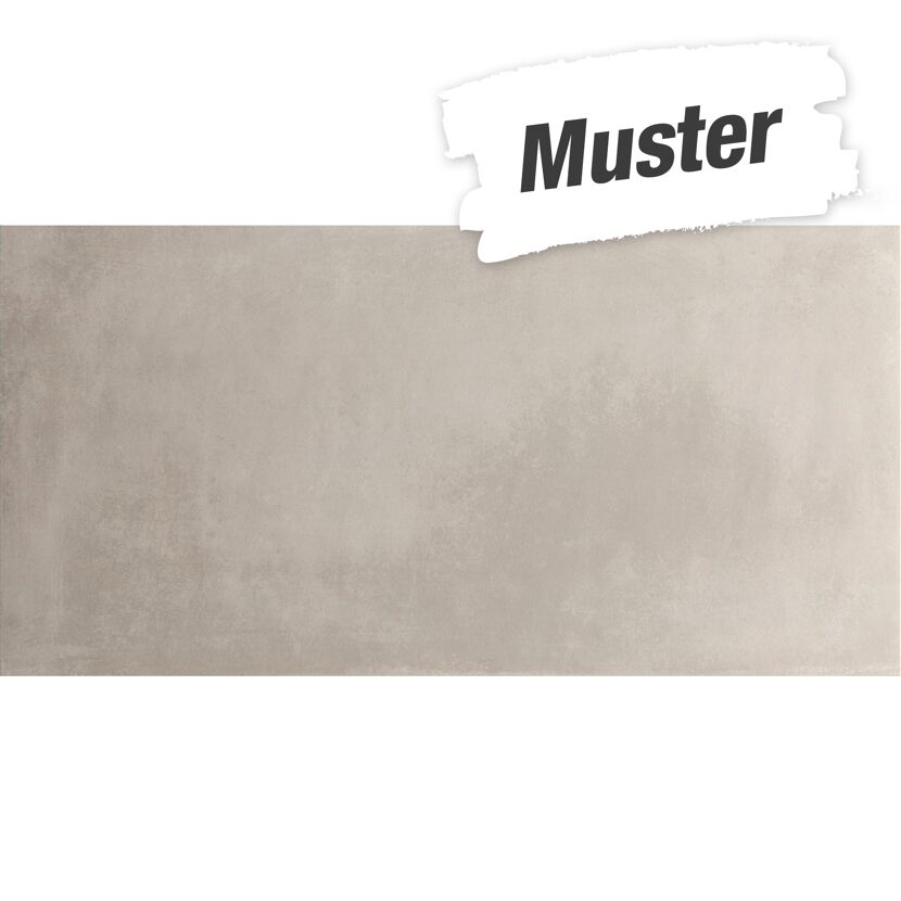 Muster zu Bodenfliese 'Essen' Feinsteinzeug beige 45 x 90 cm