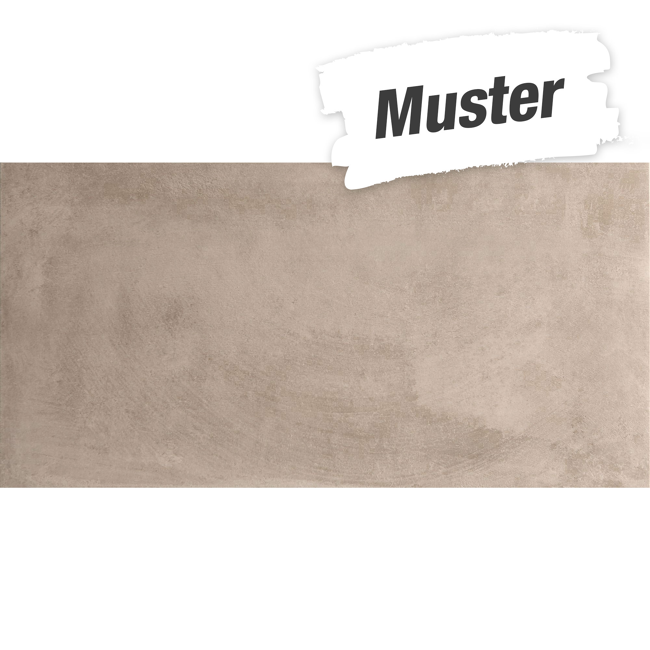 Bild von Muster zu Bodenfliese 'Essen' Feinsteinzeug beige 45 x 90 cm