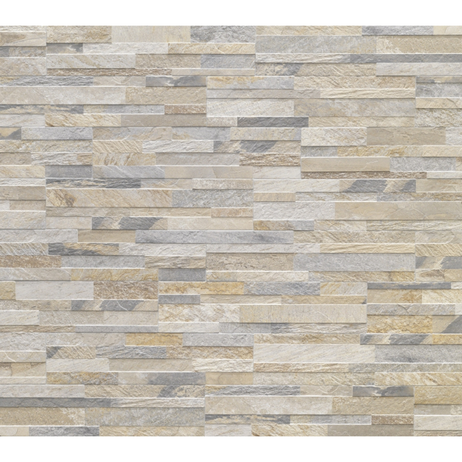Bild von Wandfliese 'Cubics' Feinsteinzeug beige 15 x 61 cm