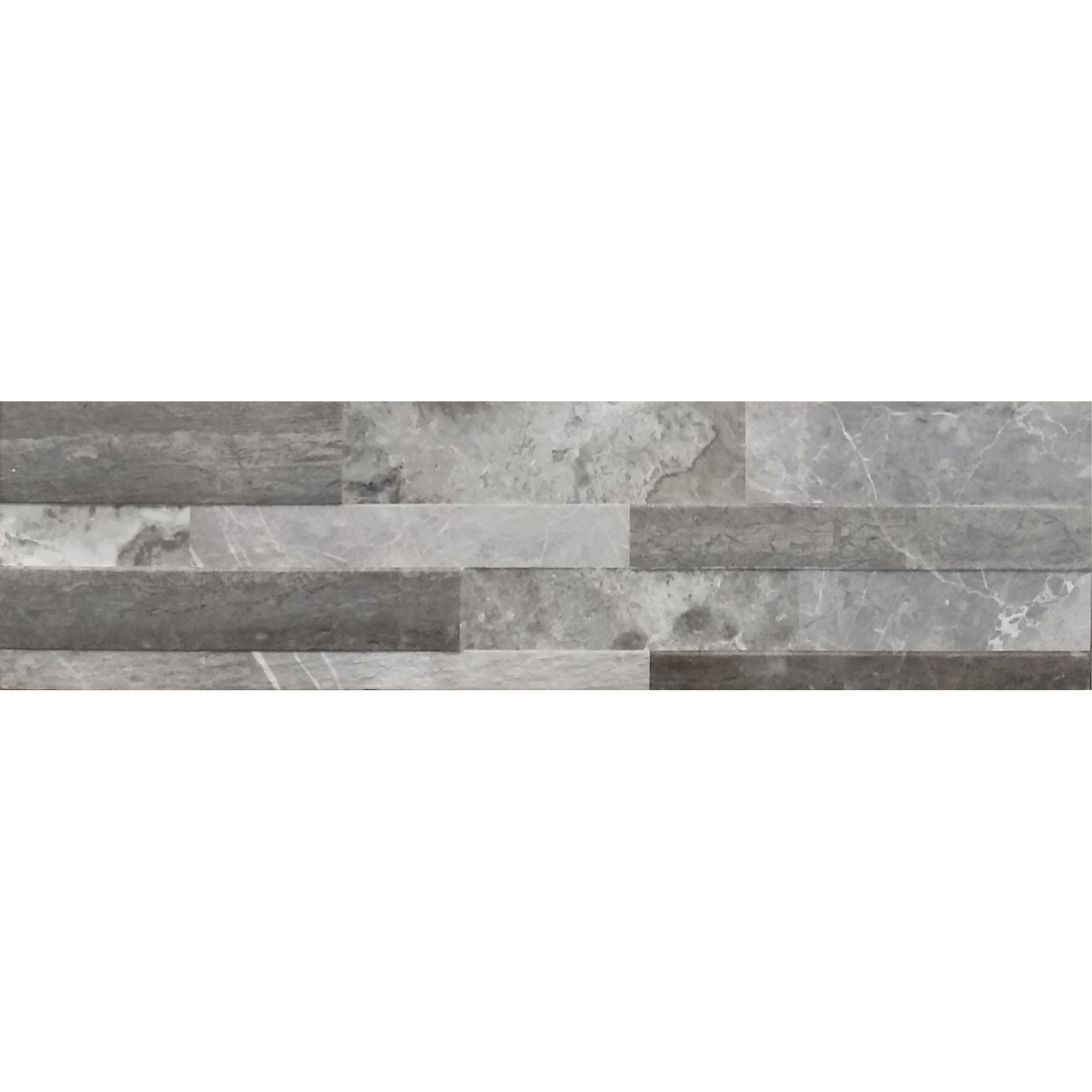 Wandfliese 'Tiffany' Feinsteinzeug grau 15 x 61 cm + product picture