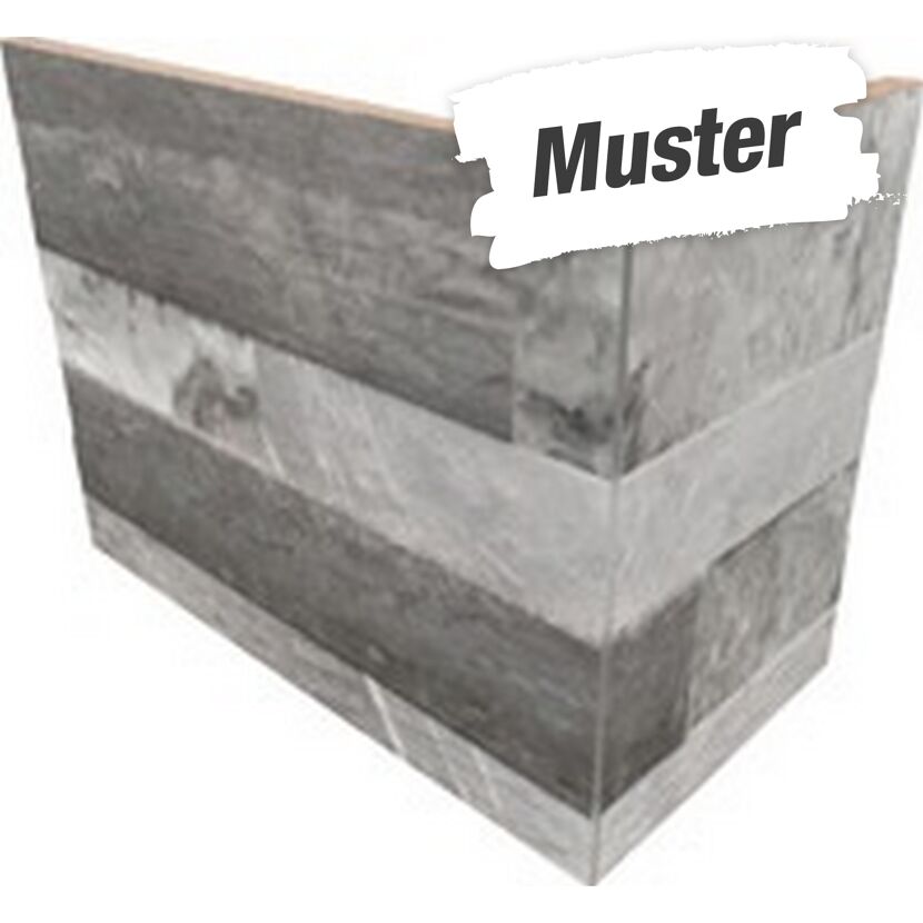 Graue Holzpaneele Muster