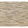 Beige Wandverkleidung im Holz-Look