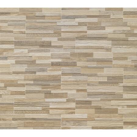 2. Bild von Wandfliese 'Wallart' Feinsteinzeug sand 15 x 61 cm