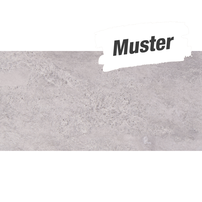 Bild von Muster zur Bodenfliese 'Tempio' Feinsteinzeug grau-braun 30,2 x 60,4 cm