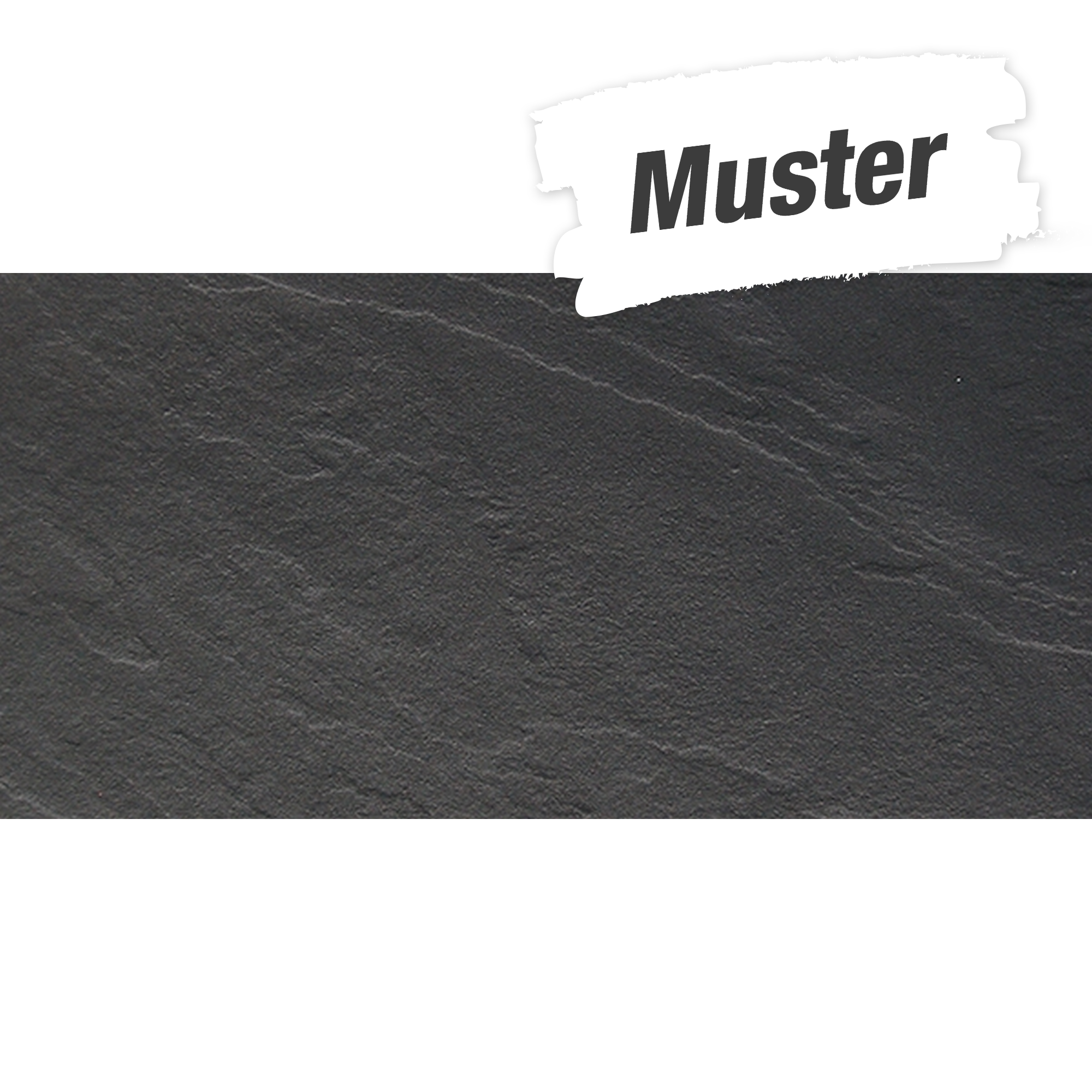 Muster zur Bodenfliese 'Basalto' Feinsteinzeug schwarz 30,2 x 60,4 cm + product picture