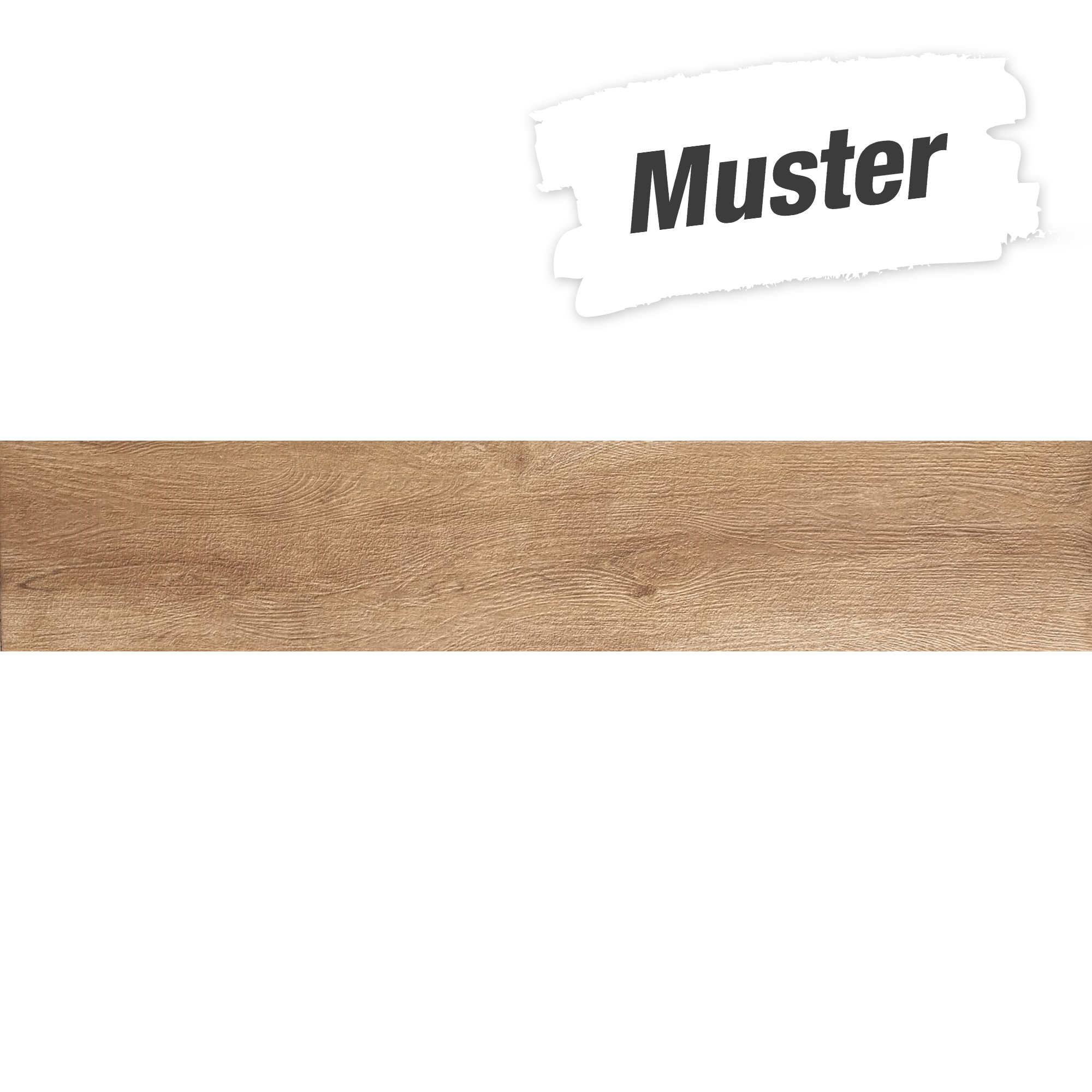 Muster zur Bodenfliese 'Timber' Feinsteinzeug braun 23,3 x 120 cm + product picture