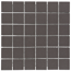 Verkleinertes Bild von Mosaikfliese 'Uni' Feinsteinzeug schwarz 30 x 30 cm