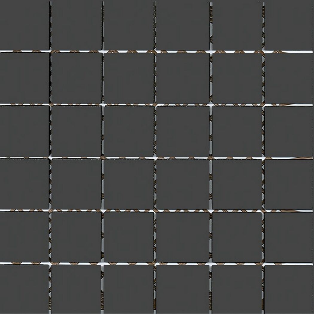 Schwarze Mosaikfliesen
