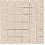 Verkleinertes Bild von Mosaikfliese 'Dotti' Feinsteinzeug graubeige 30 x 30 cm