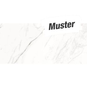 Muster zu Bodenfliese 'Calacata' Feinsteinzeug weiß-grau 29,8 x 60 cm