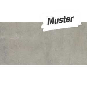 Muster zur Bodenfliese 'Beton' Feinsteinzeug dunkelgrau 30,5 x 61 cm