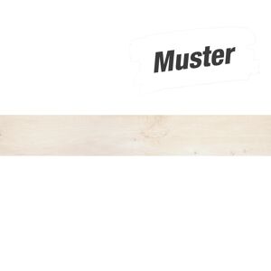 Muster zur Bodenfliese 'Casa' Feinsteinzeug weiß 15 x 90 cm