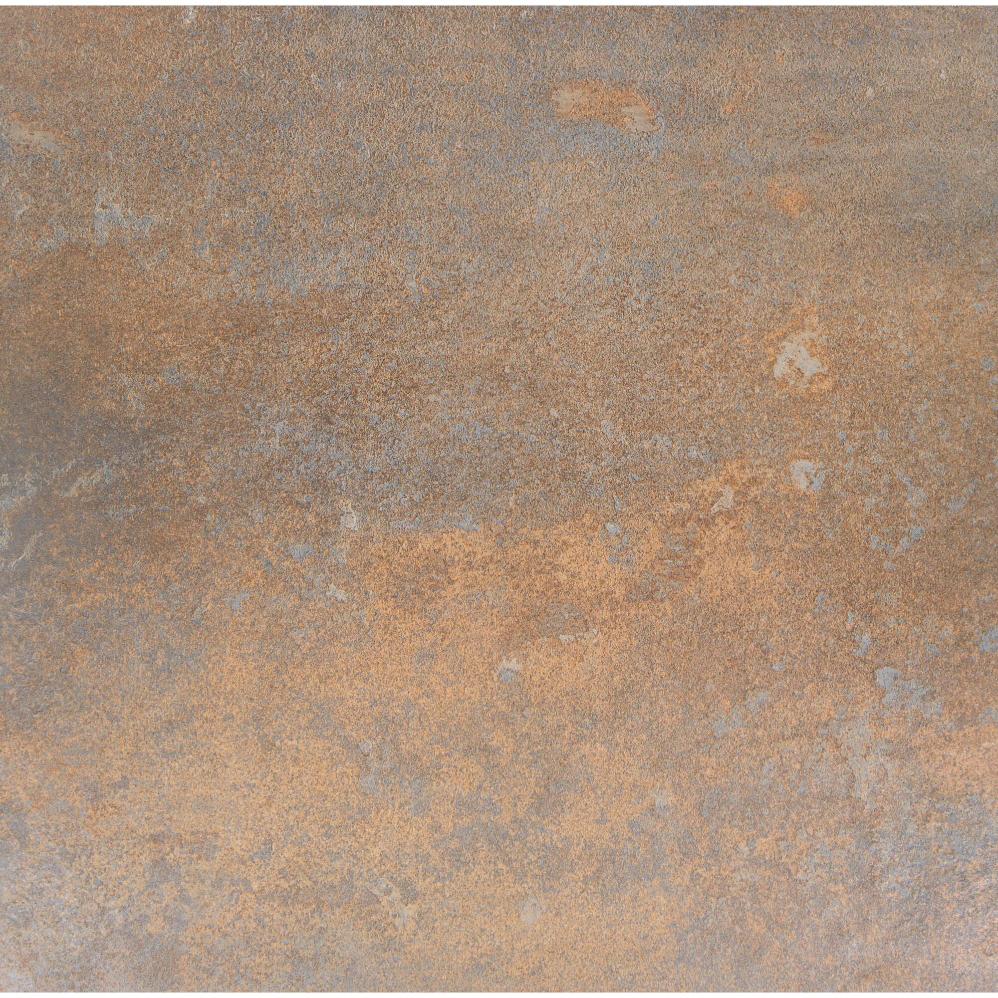 Rostfarbener Fliesen