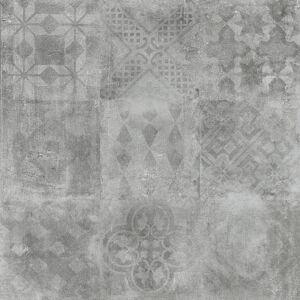 Bodenplatte 'Taina' Feinsteinzeug grey gemustert 60 x 60 x 2 cm