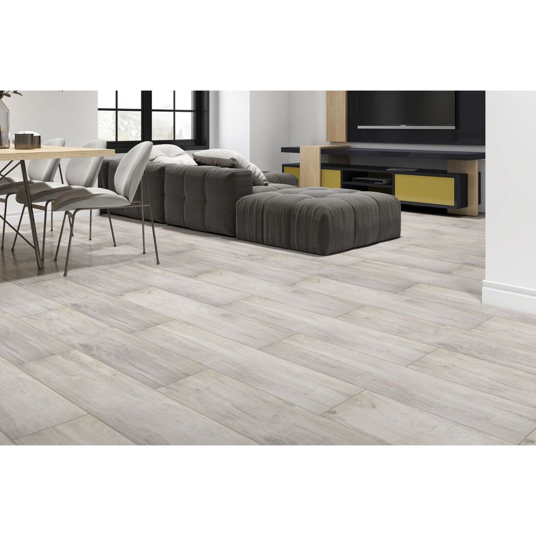 Bodenfliese 'Barbados' grau 30 x 120cm