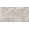 Beige Fliese mit blauem Muster
