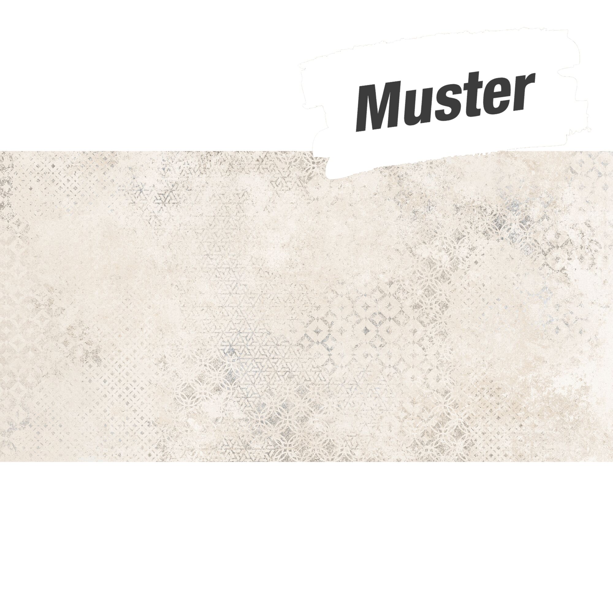Beige Fliese Alpha sand mit Muster
